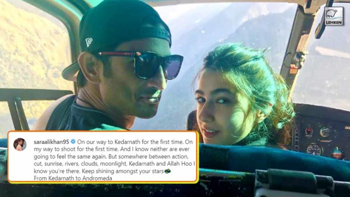 sara ali khan remembers sushant singh rajput