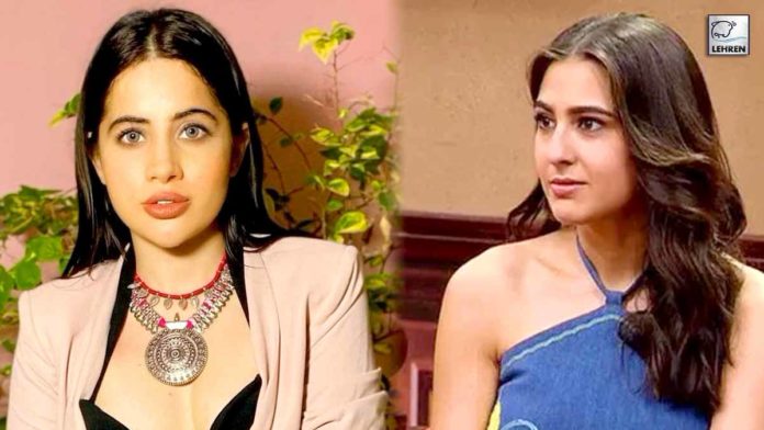 urfi javed takes dig at sara ali khan