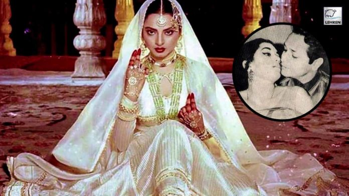 when rekha was forcibly kissed by biswajeet chatterjee