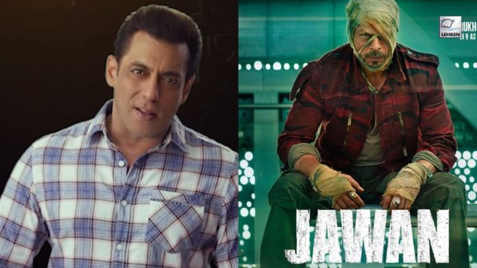 salman khan react to srk jawan teaser