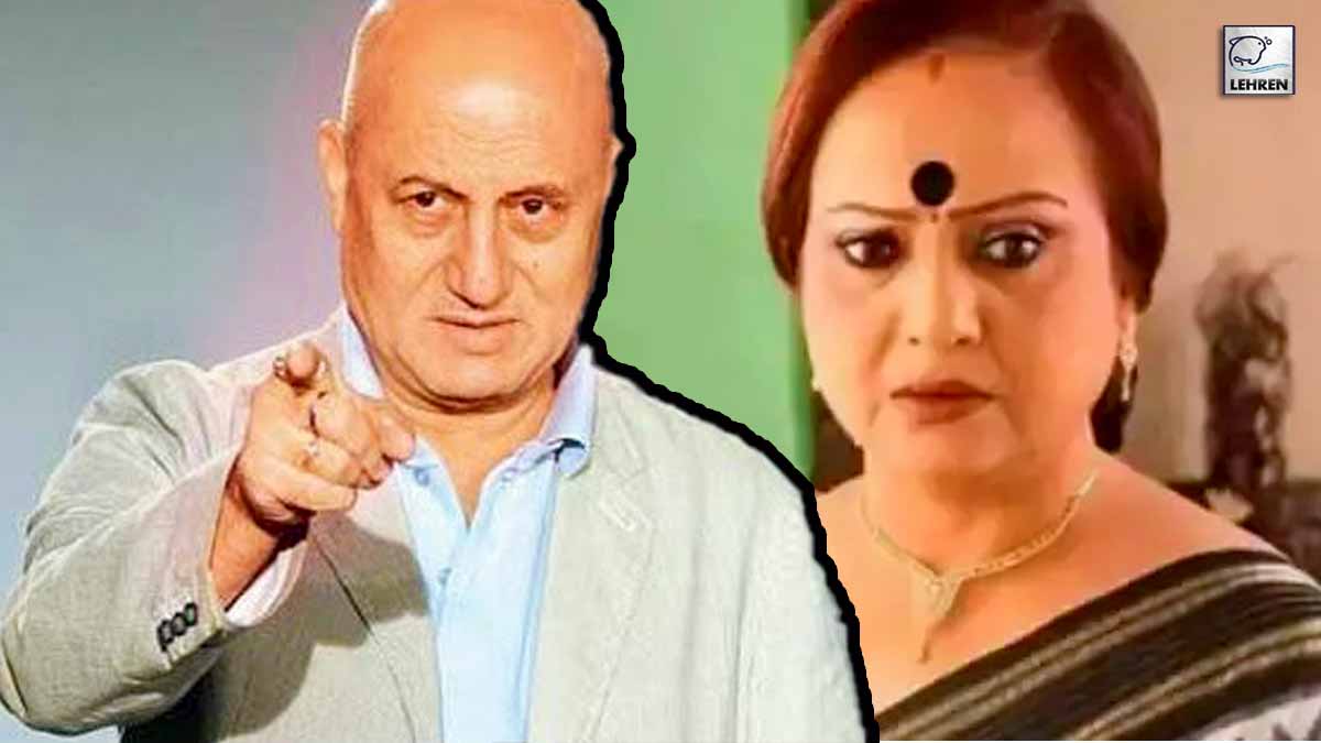 when anupam kher threatened this bengali actress to end her career