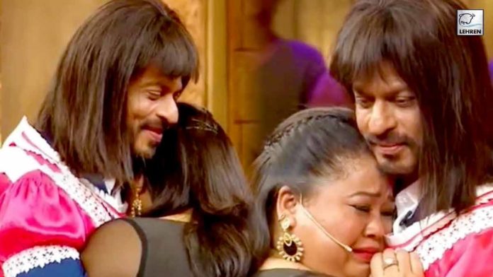 bharti singh gets emotional after srk wears her clothes