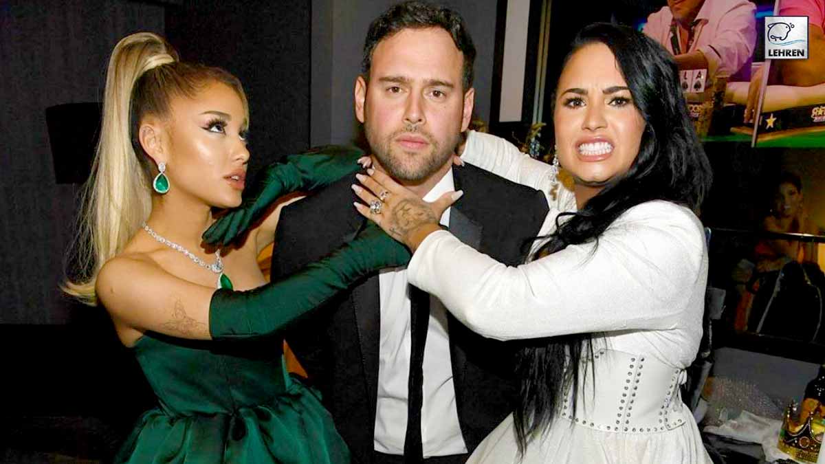 demi lovato & ariana grande splits with manager scooter braun