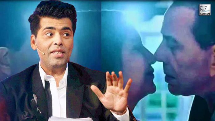 karan johar on shabana azmi and dharmendra kissing scene