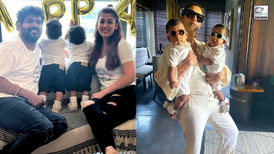 nayanthara and vignesh share pics of their twins