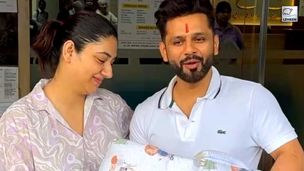 rahul vaidya disha parmar take baby girl home