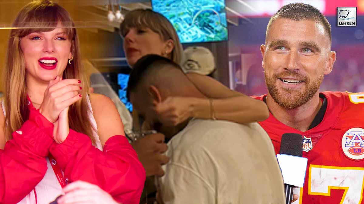 taylor swift pda with rumored beau travis kelce