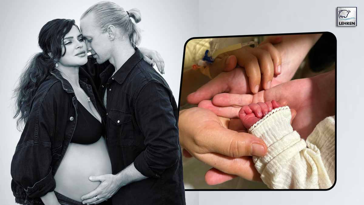 aashka oradia and husband brent goble welcome a baby boy