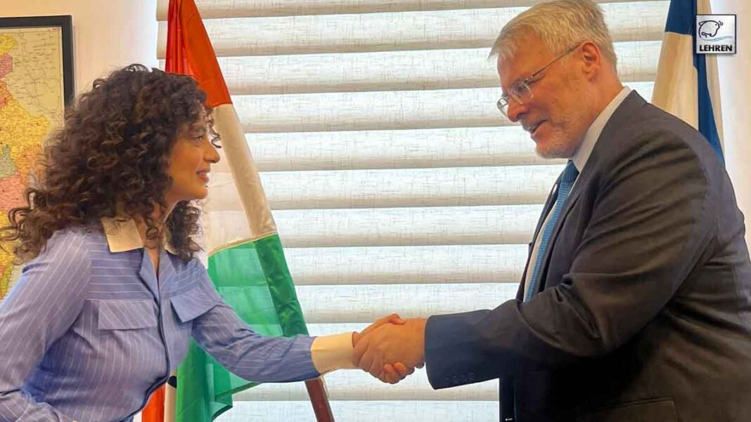 kangana ranaut meets israel ambassador