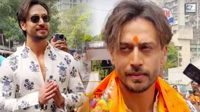 tiger shroff seeks blessings at siddhivinayak temple