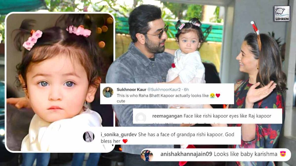 Ranbir-Alia Reveals Daughter, Raha's Face, Netizens Compare Her With ...