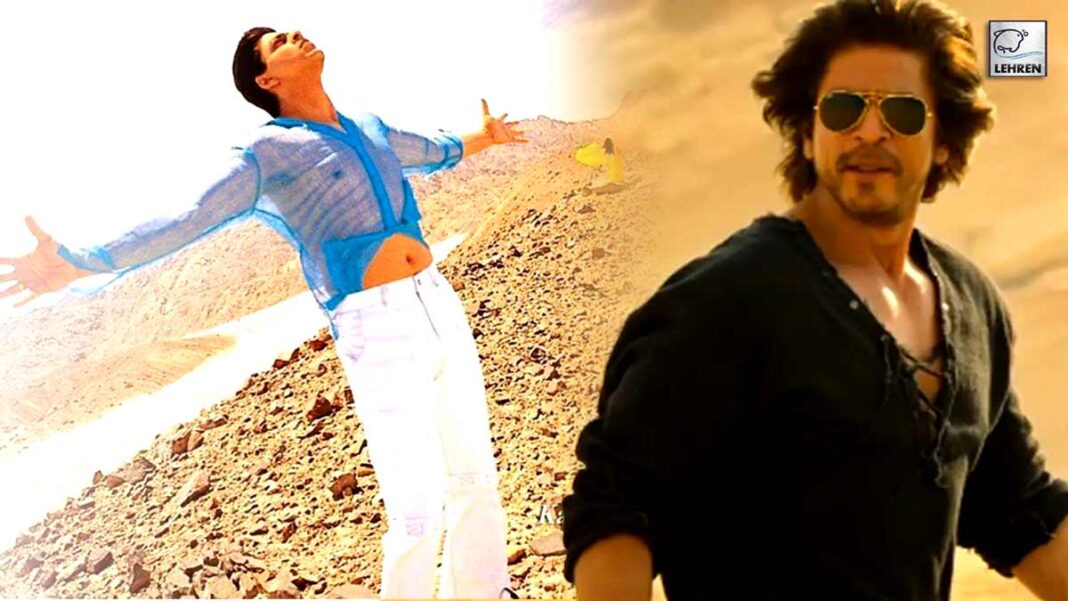 srk dances in a desert for the 4th time