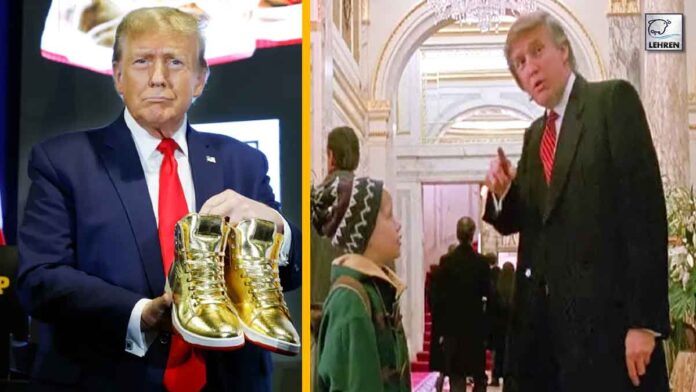 Donald Trump Launches The Golden Never Surrender Sneakers