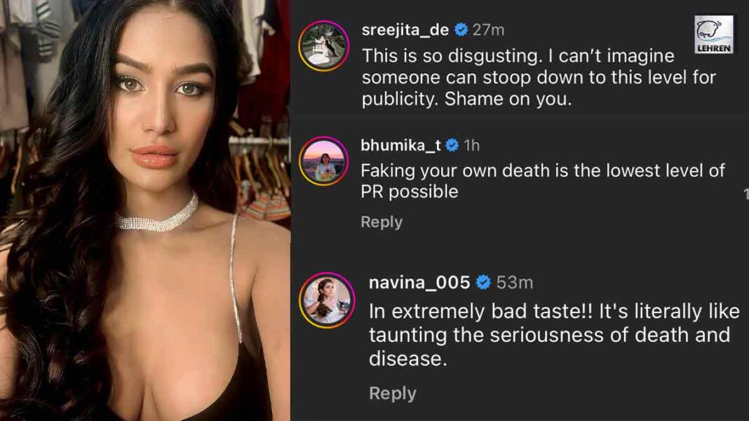 poonam pandey brutally slammed for her death controversy