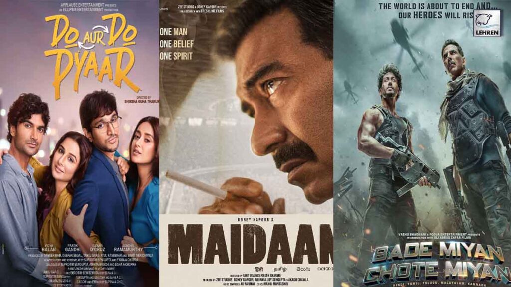 Bollywood Movies Releasing In April 2024 Maidaan, Bade Miyan