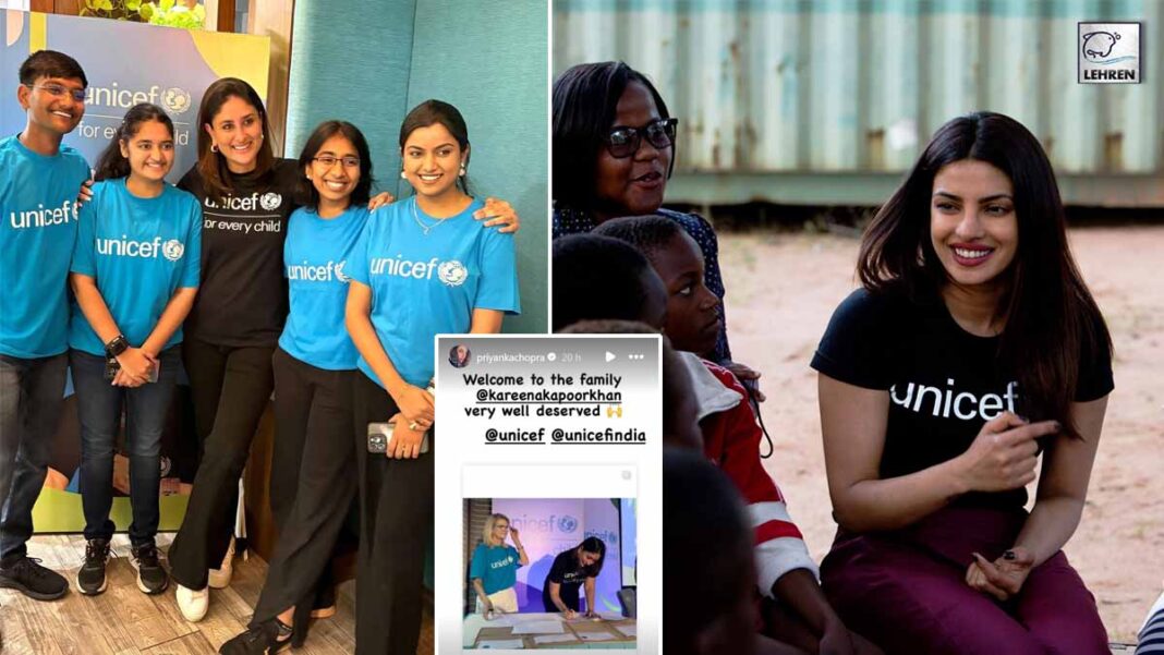 kareena kapoor becomes UNICEF ambassador, PC congratulates