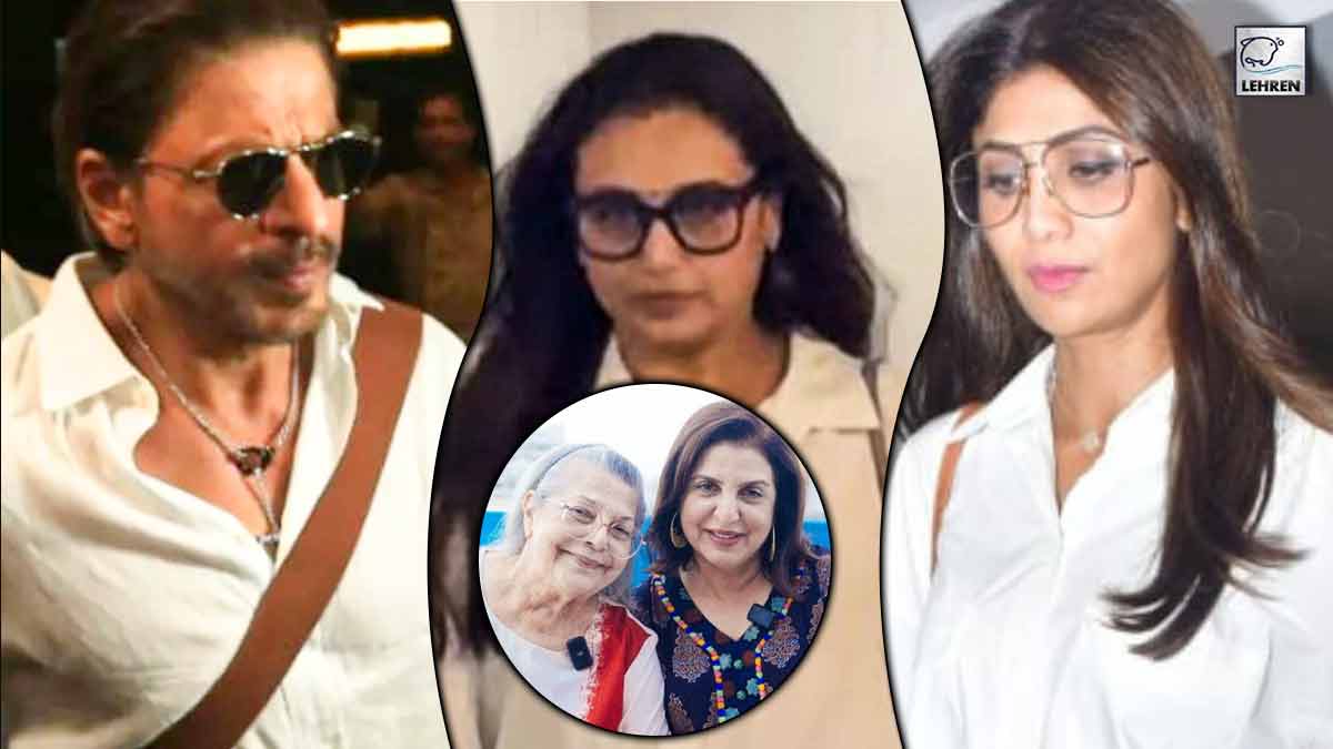 Farah khan’s mother passes away, celebs pays last respect