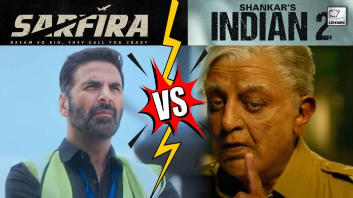 sarfira vs indian 2 box office day 1 prediction