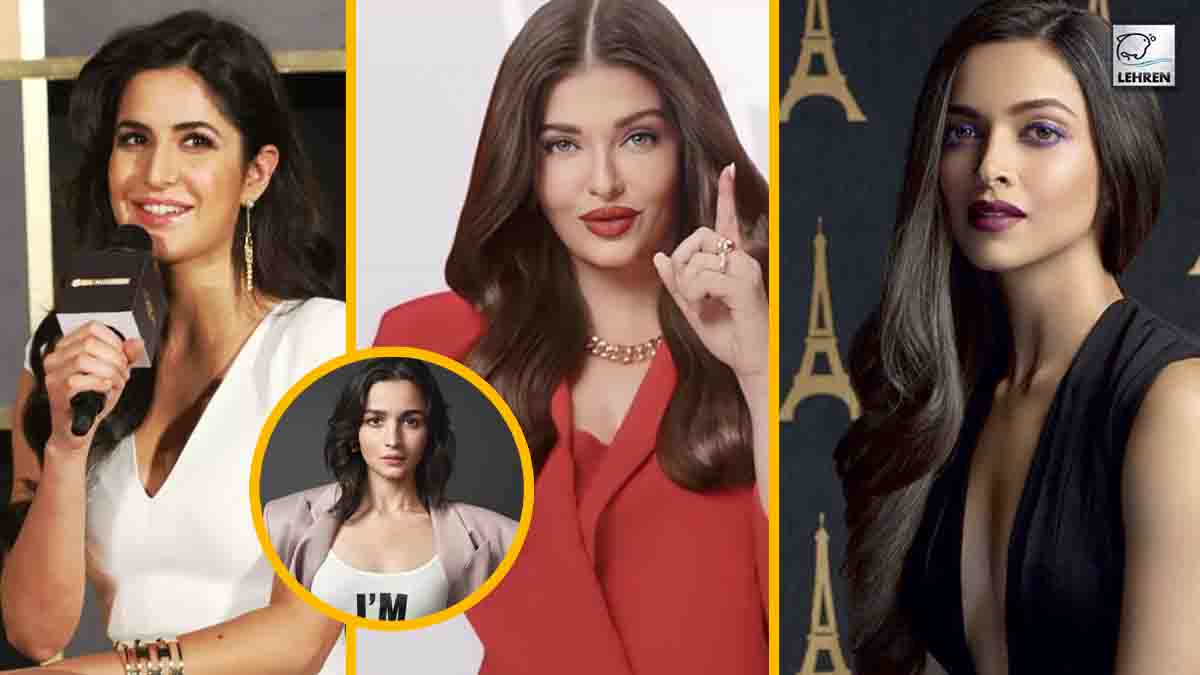 alia to katrina and deepika actresses who endorsed L'oreal