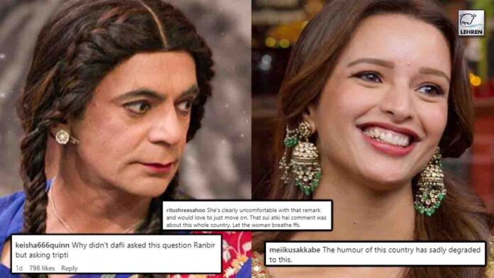 This Is Why Fans SLAMMED Sunil Grover For His Filthy JOKES On Triptii Dimri: EXPLAINED